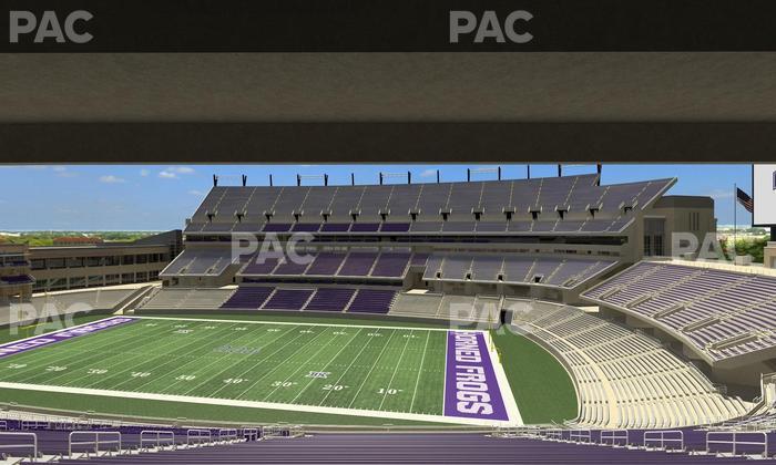 Amon G. Carter Stadium - Section 231 Seat View