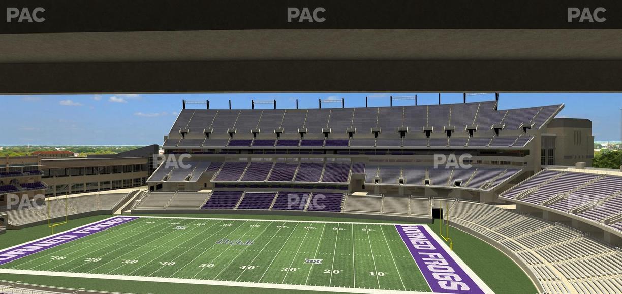Amon G. Carter Stadium - Section 232 Seat View