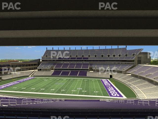 Amon G. Carter Stadium - Section 232 Seat View