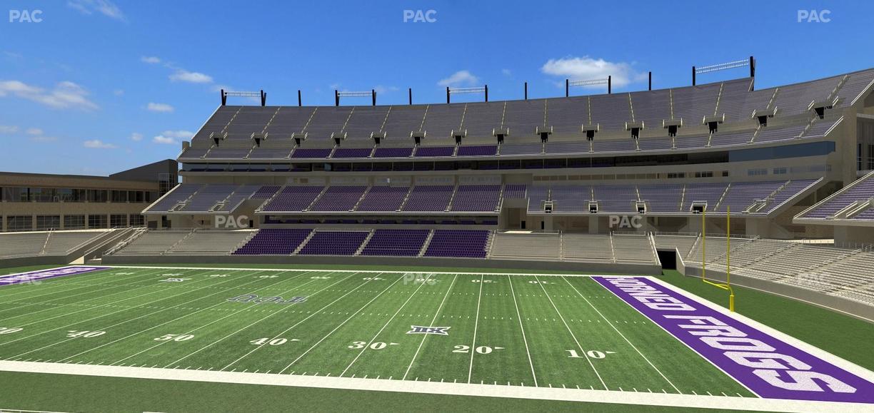 Amon G. Carter Stadium - Section 232 Seat View
