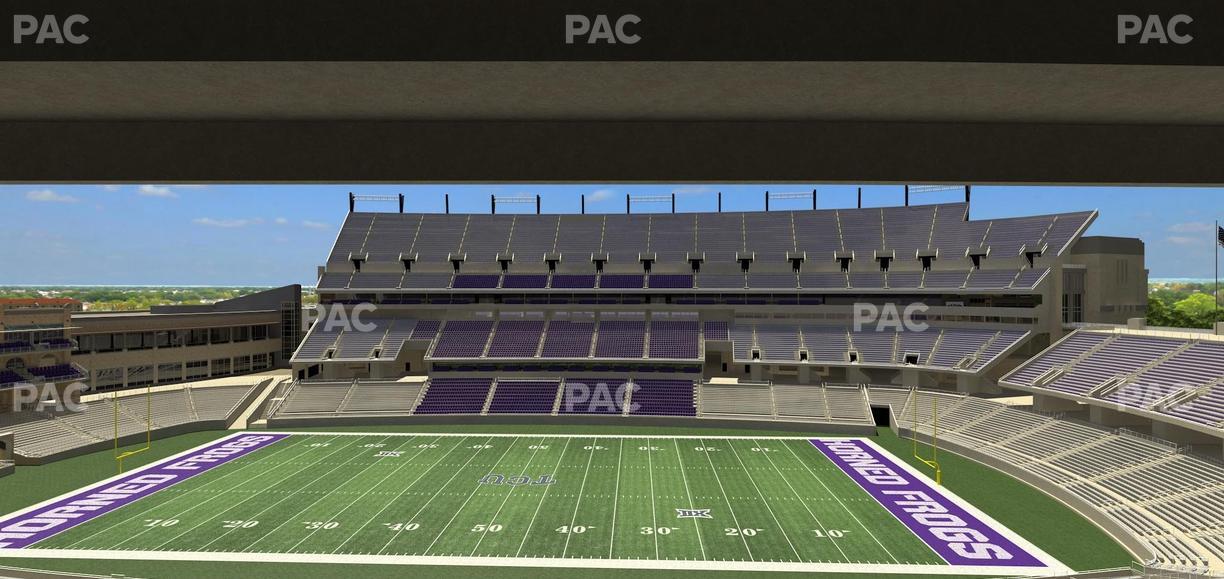 Amon G. Carter Stadium - Section 233 Seat View