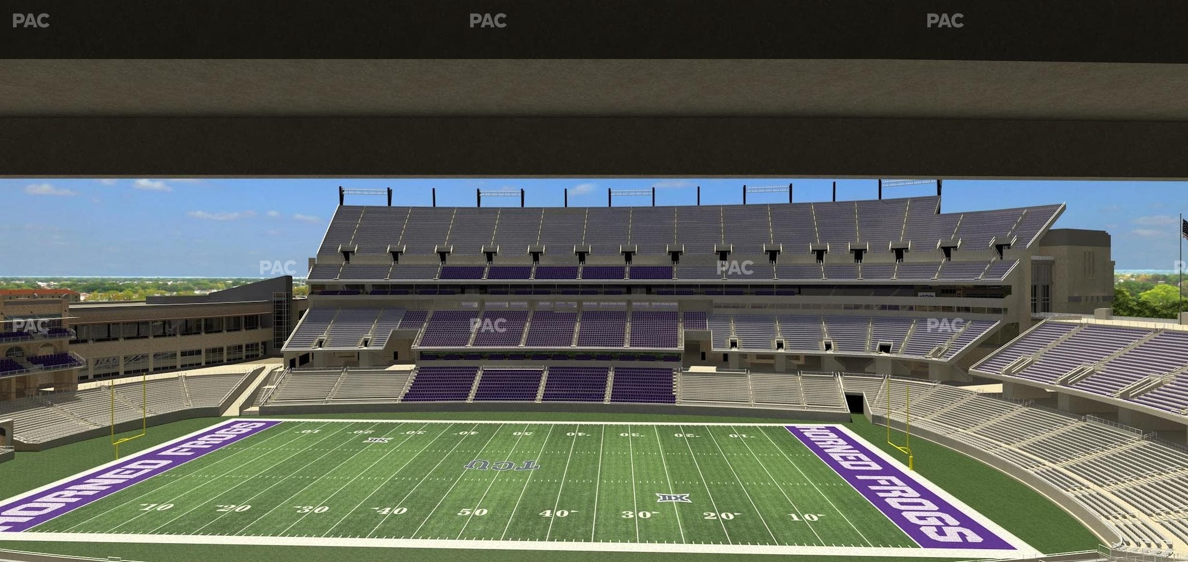 Amon G. Carter Stadium - Section 233 Seat View
