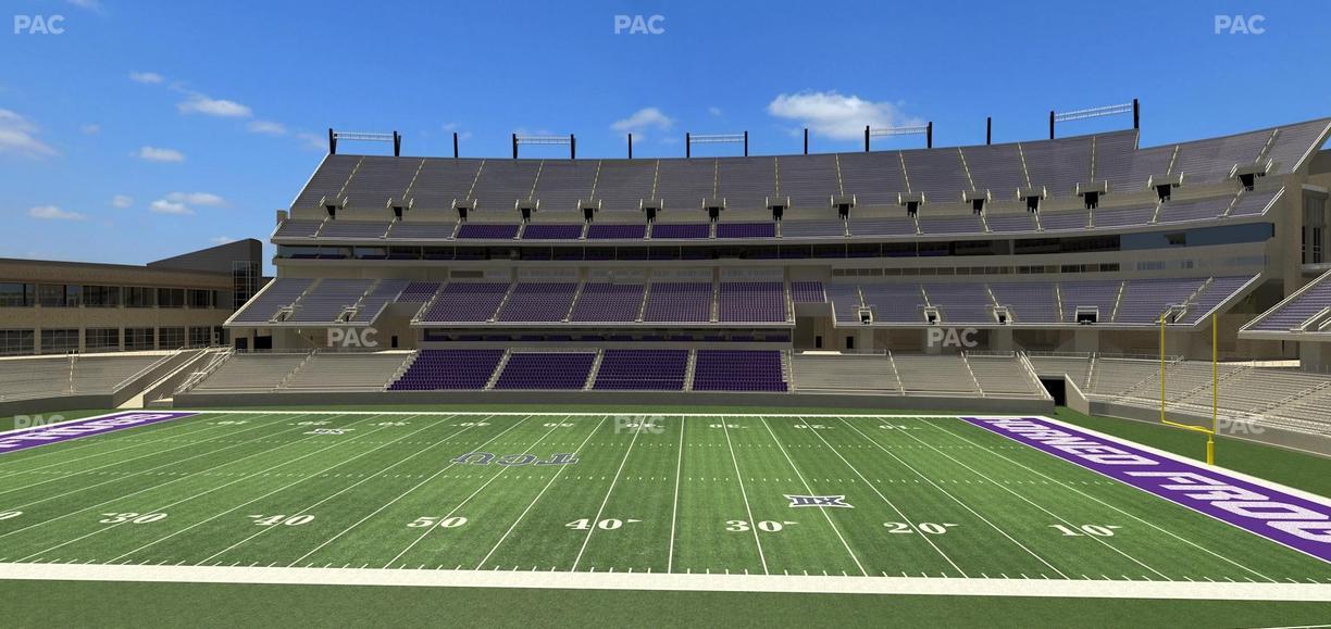 Amon G. Carter Stadium - Section 233 Seat View