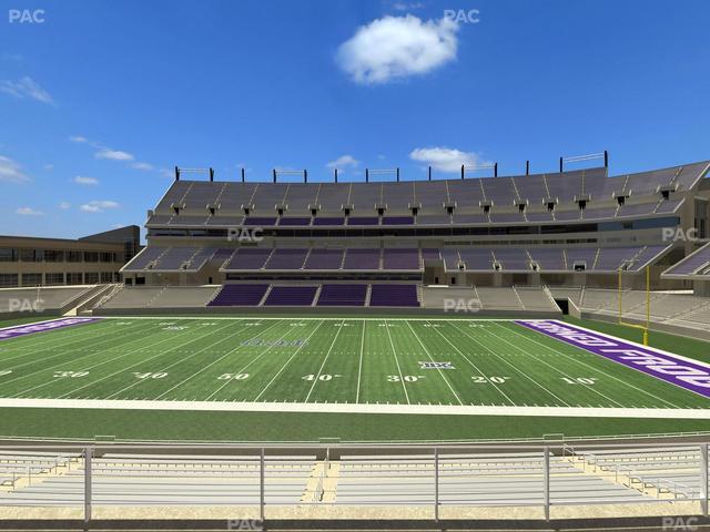 Amon G. Carter Stadium - Section 233 Seat View