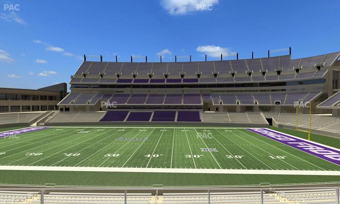 Amon G. Carter Stadium - Section 233 Seat View