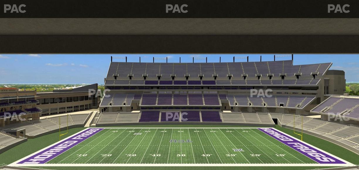 Amon G. Carter Stadium - Section 234 Seat View