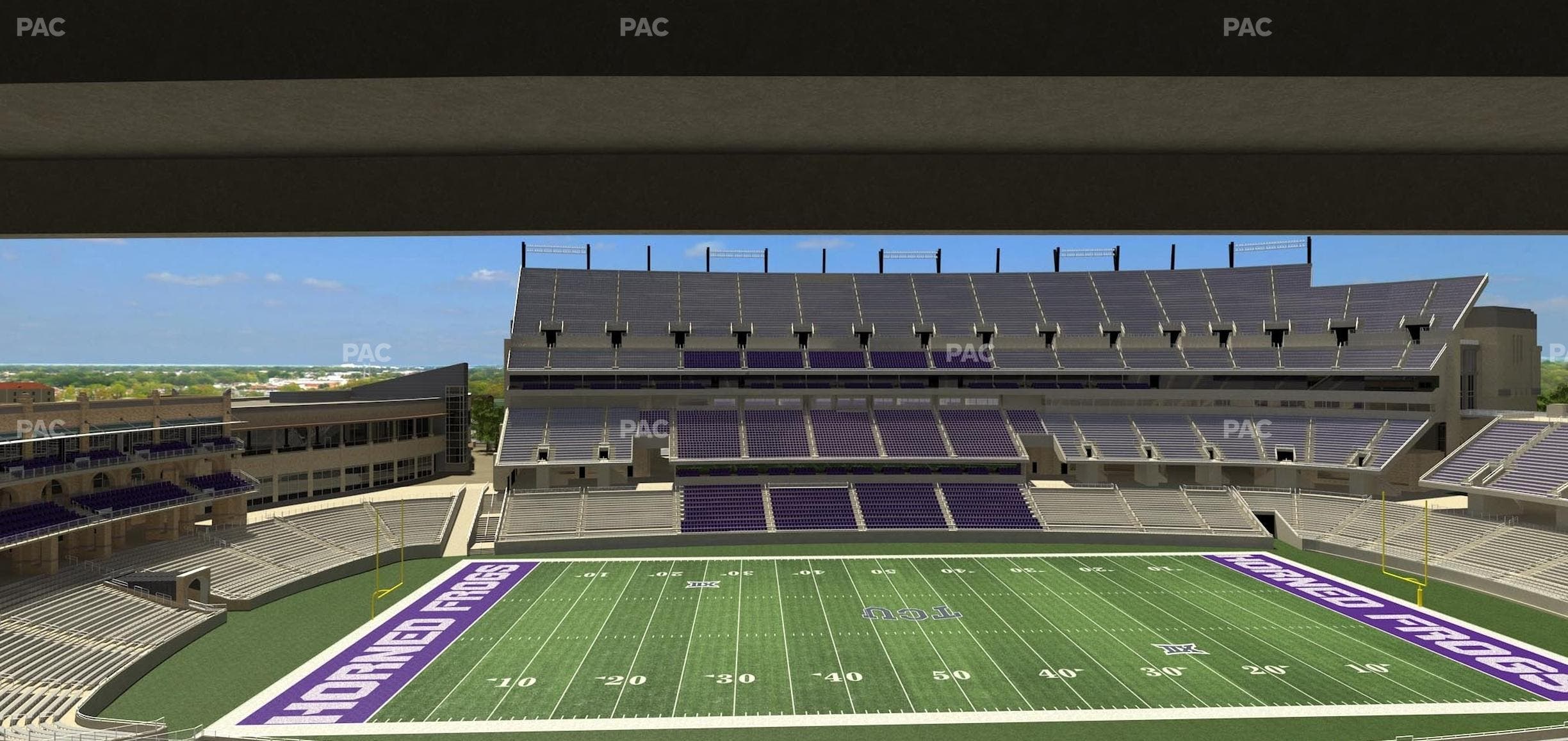 Amon G. Carter Stadium - Section 235 Seat View