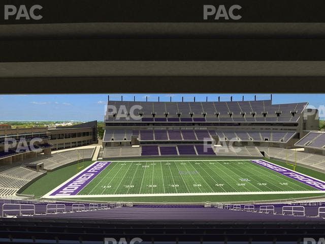 Amon G. Carter Stadium - Section 235 Seat View