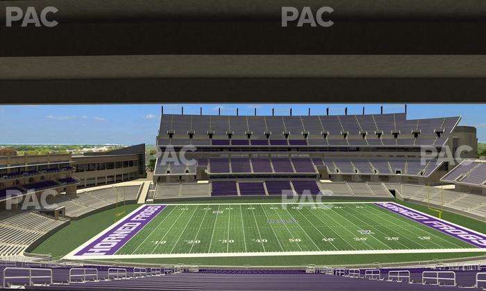 Amon G. Carter Stadium - Section 235 Seat View