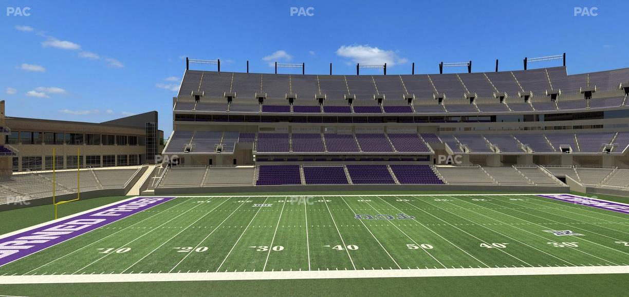 Amon G. Carter Stadium - Section 235 Seat View