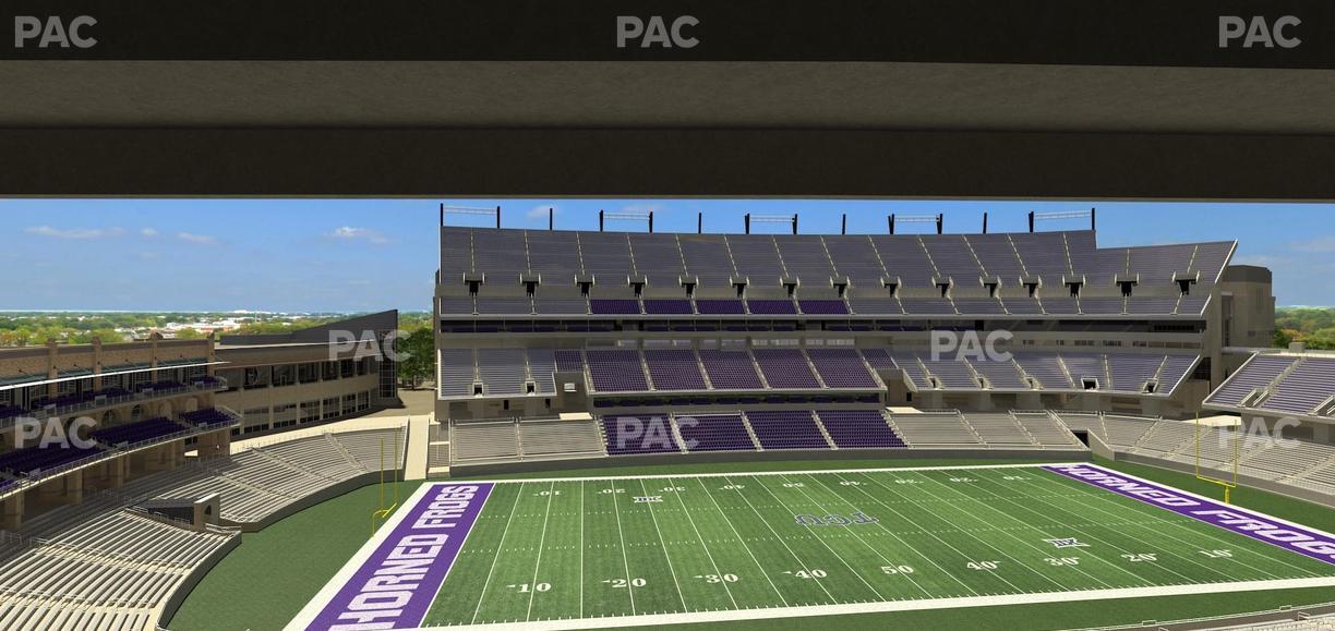 Amon G. Carter Stadium - Section 236 Seat View