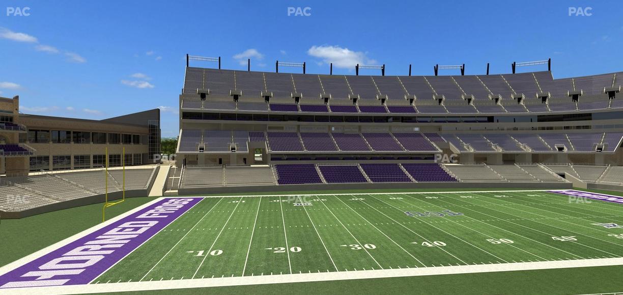 Amon G. Carter Stadium - Section 236 Seat View