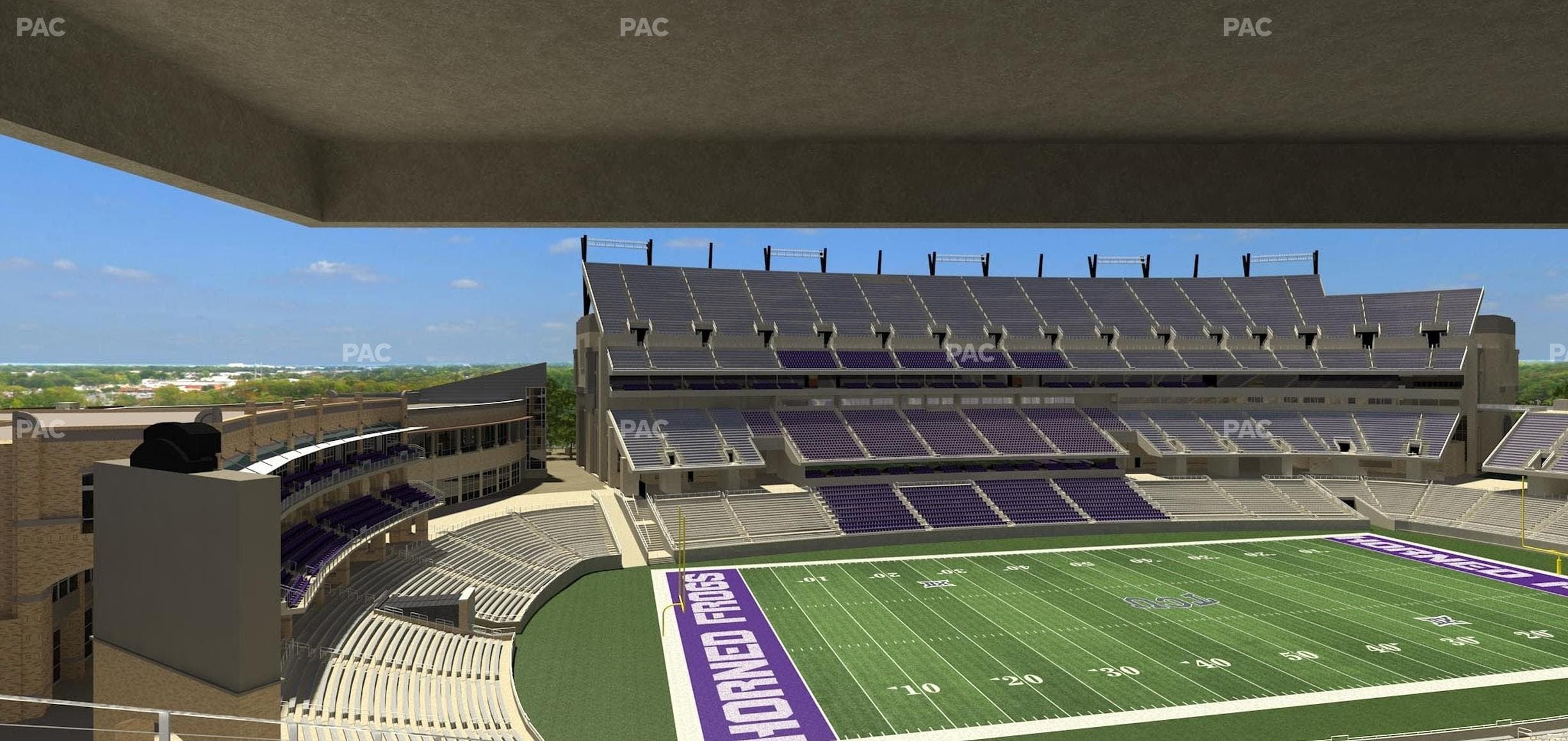 Amon G. Carter Stadium - Section 238 Seat View