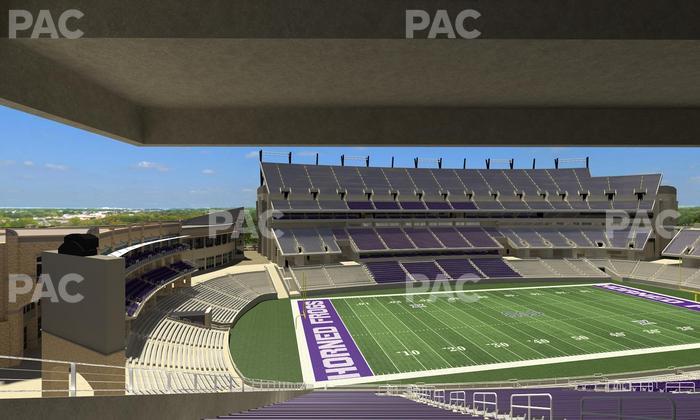 Amon G. Carter Stadium - Section 238 Seat View