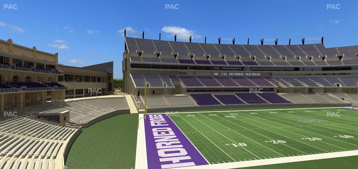 Amon G. Carter Stadium - Section 238 Seat View