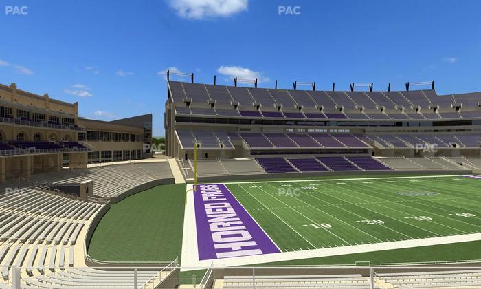 Amon G. Carter Stadium - Section 238 Seat View