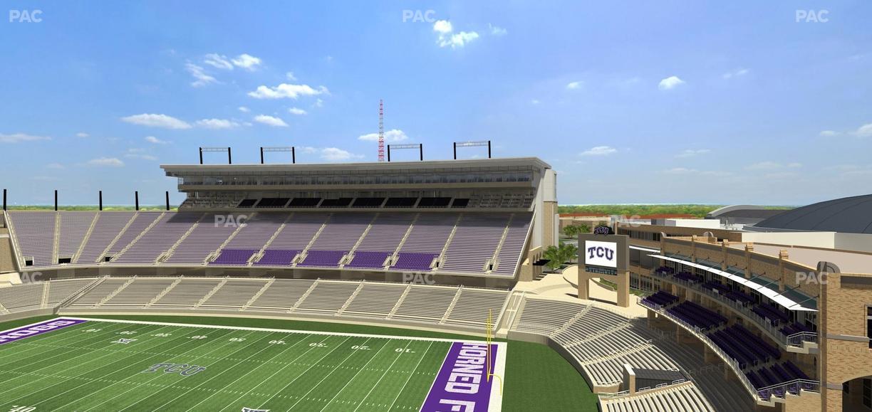 Amon G. Carter Stadium - Section 301 Seat View