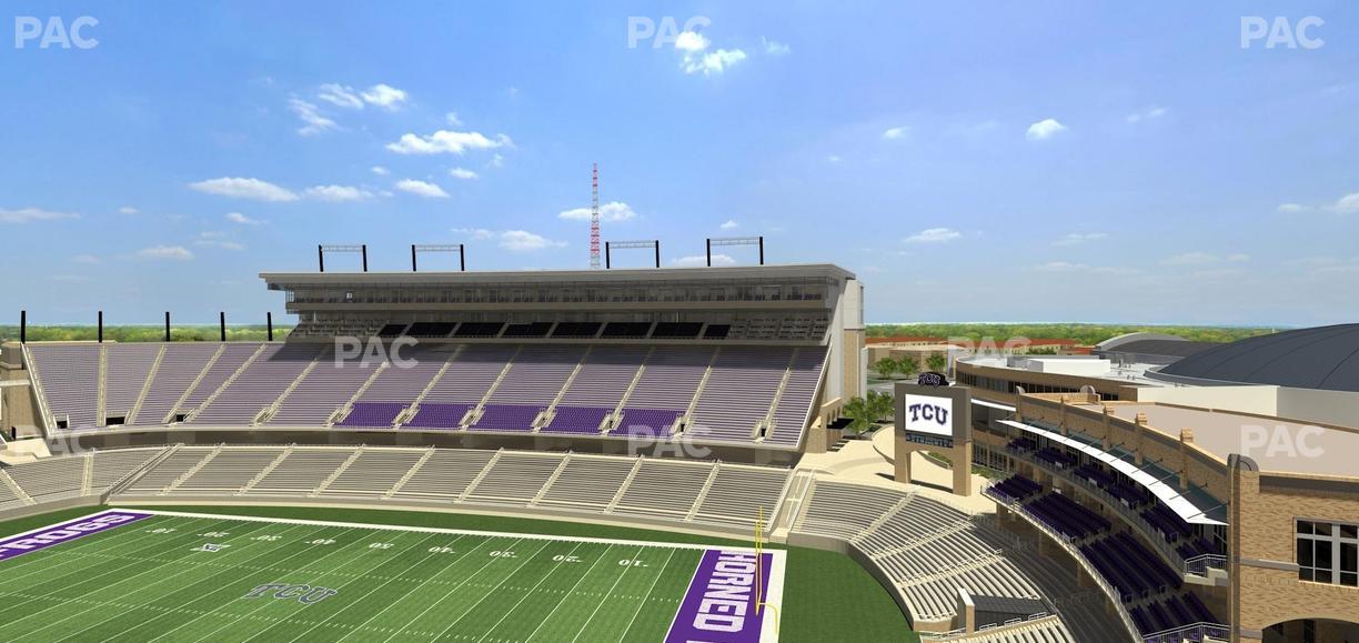 Amon G. Carter Stadium - Section 301 Seat View