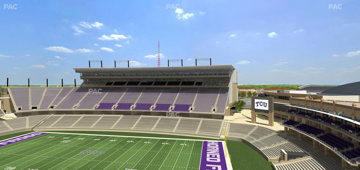 Amon G. Carter Stadium - Section 302 Seat View