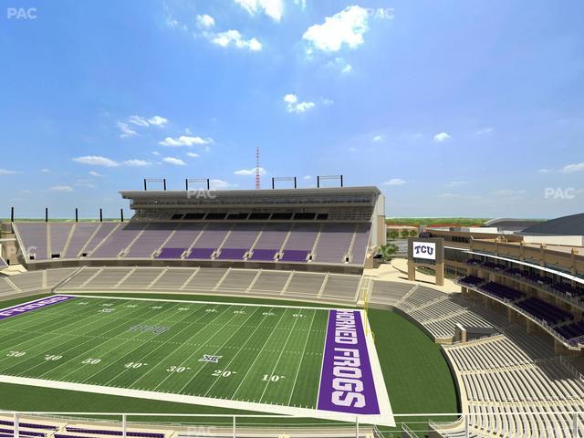 Amon G. Carter Stadium - Section 302 Seat View