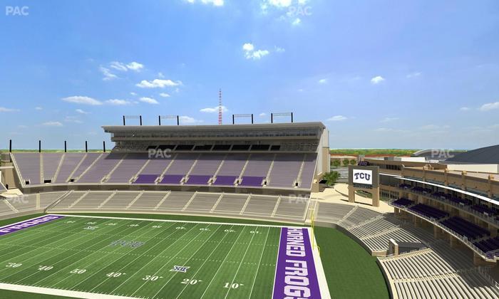 Amon G. Carter Stadium - Section 302 Seat View