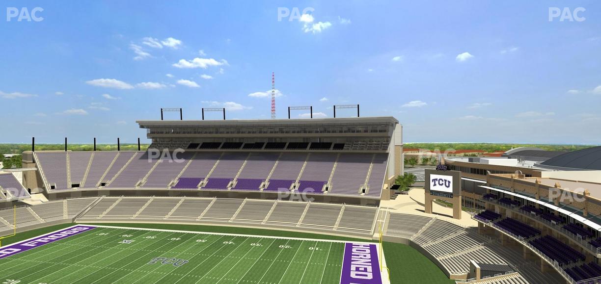 Amon G. Carter Stadium - Section 302 Seat View
