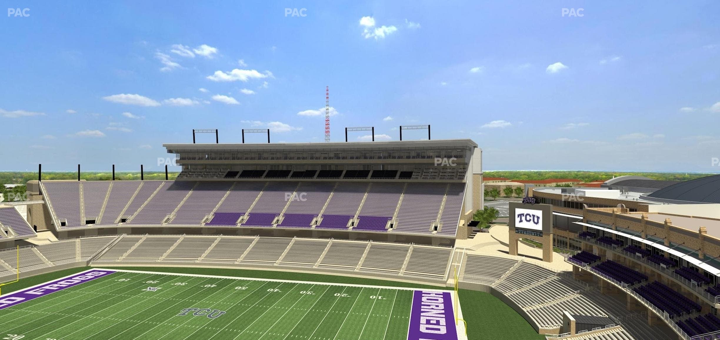 Amon G. Carter Stadium - Section 302 Seat View