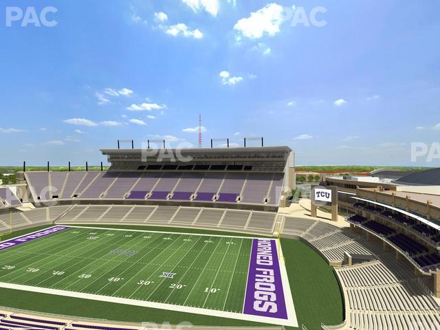 Amon G. Carter Stadium - Section 302 Seat View Amon G. Carter Stadium - Section 302 Seat View
