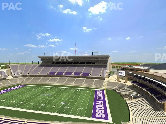 Amon G. Carter Stadium - Section 302 Seat View