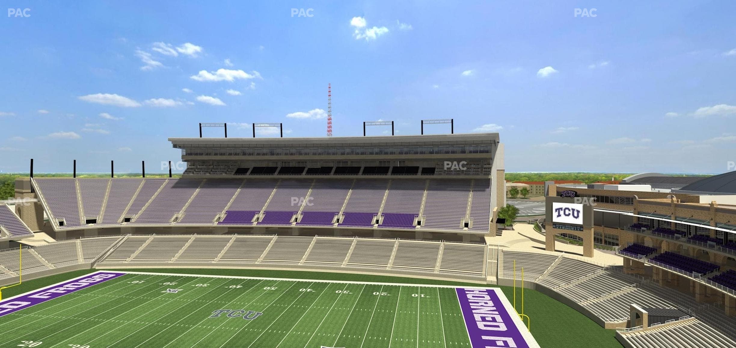 Amon G. Carter Stadium - Section 303 Seat View