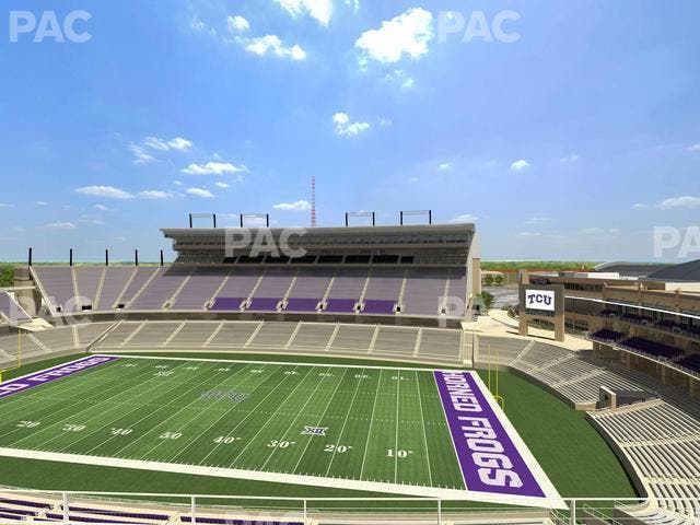 Amon G. Carter Stadium - Section 303 Seat View