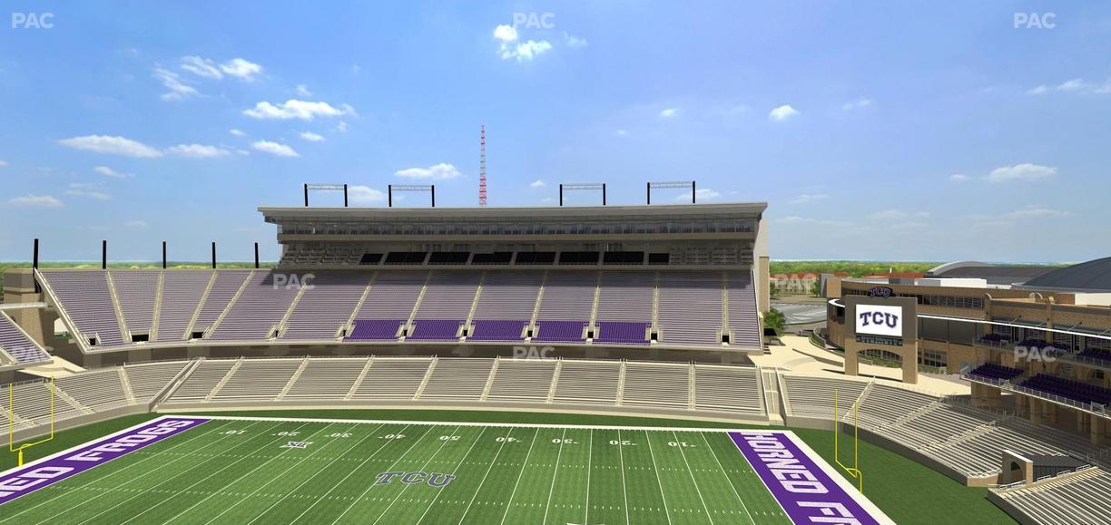 Amon G. Carter Stadium - Section 304 Seat View
