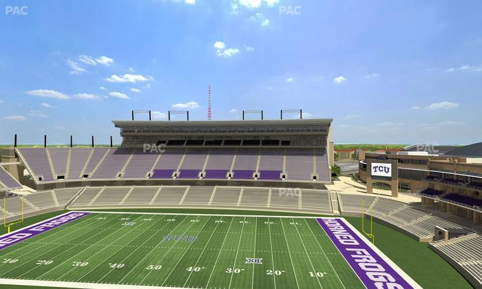 Amon G. Carter Stadium - Section 304 Seat View