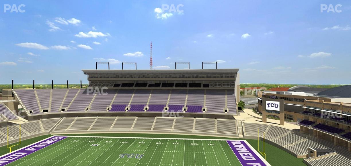 Amon G. Carter Stadium - Section 304 Seat View