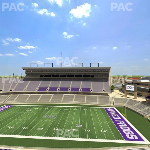 Amon G. Carter Stadium - Section 304 Seat View