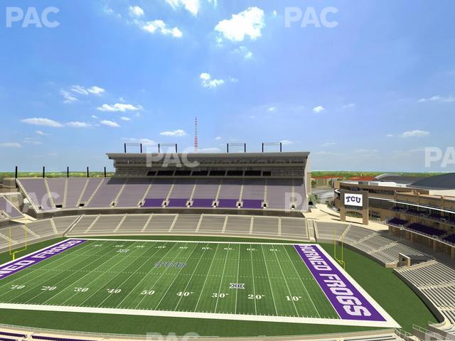 Amon G. Carter Stadium - Section 304 Seat View Amon G. Carter Stadium - Section 304 Seat View