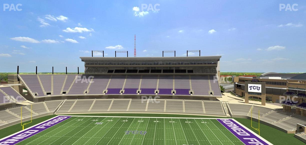 Amon G. Carter Stadium - Section 305 Seat View