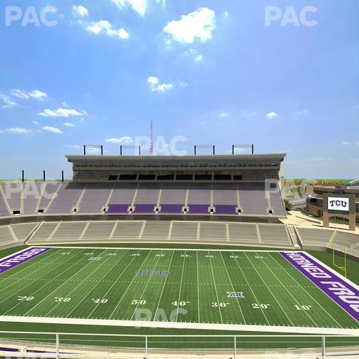 Amon G. Carter Stadium - Section 305 Seat View