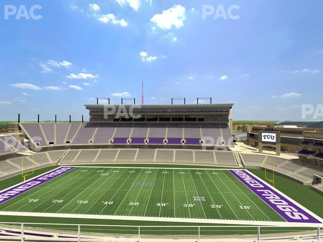 Amon G. Carter Stadium - Section 305 Seat View Amon G. Carter Stadium - Section 305 Seat View
