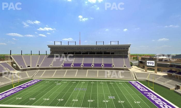 Amon G. Carter Stadium - Section 305 Seat View