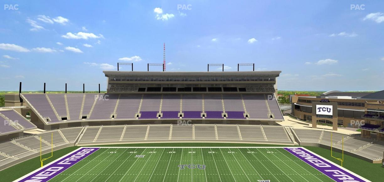 Amon G. Carter Stadium - Section 306 Seat View