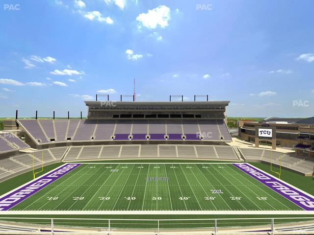 Amon G. Carter Stadium - Section 306 Seat View