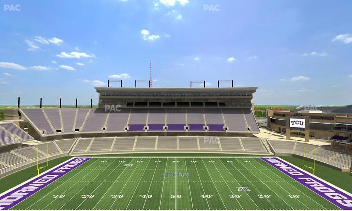 Amon G. Carter Stadium - Section 306 Seat View