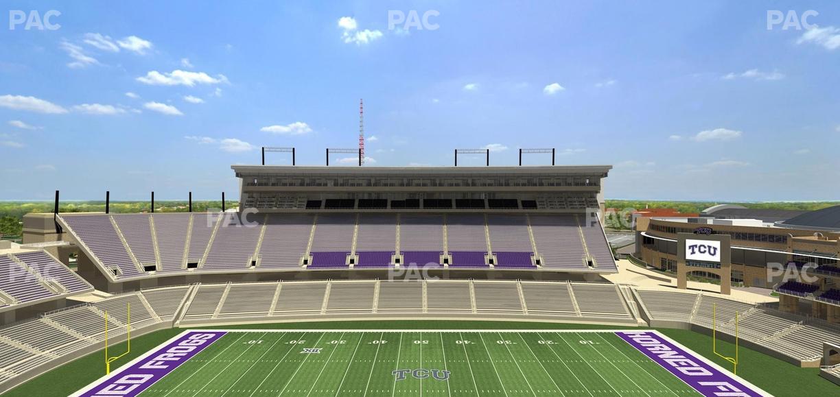Amon G. Carter Stadium - Section 306 Seat View