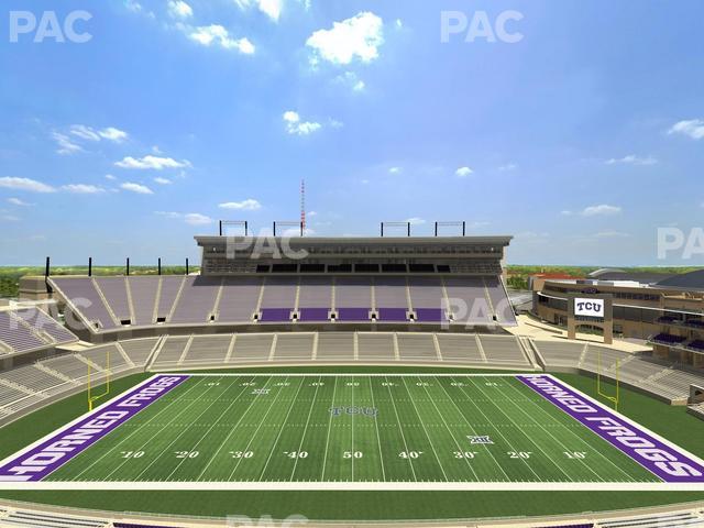 Amon G. Carter Stadium - Section 306 Seat View Amon G. Carter Stadium - Section 306 Seat View