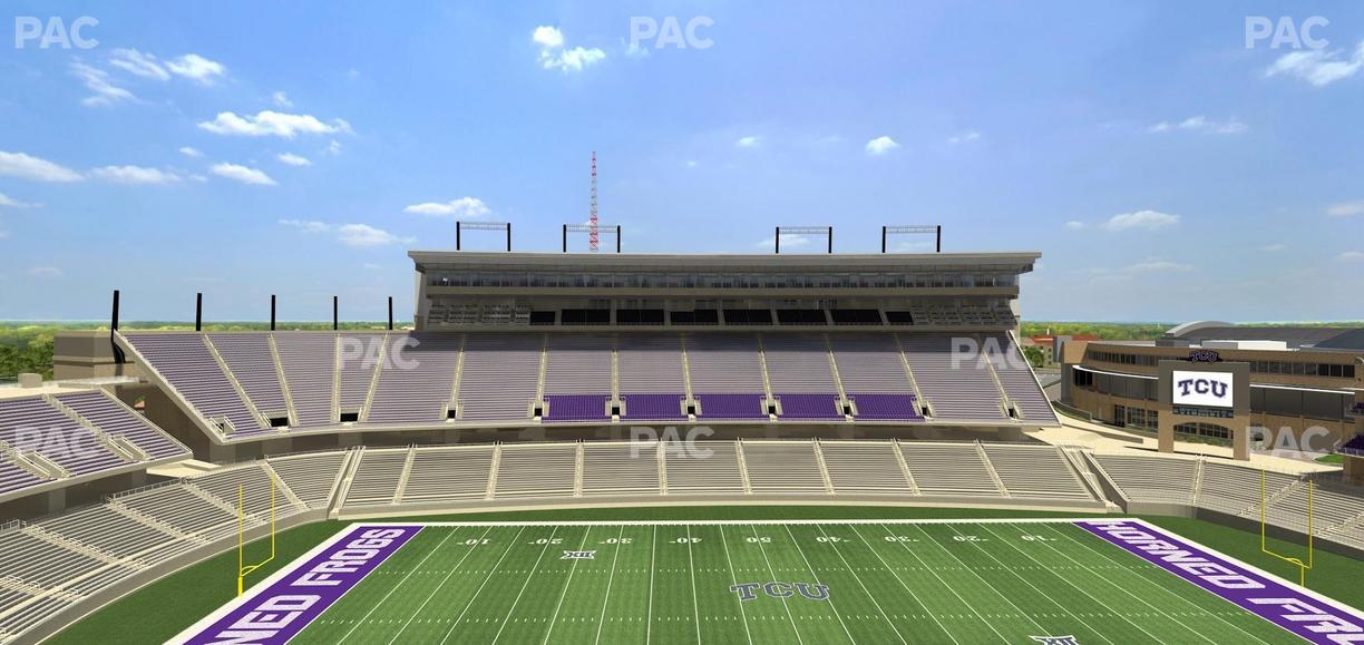 Amon G. Carter Stadium - Section 307 Seat View