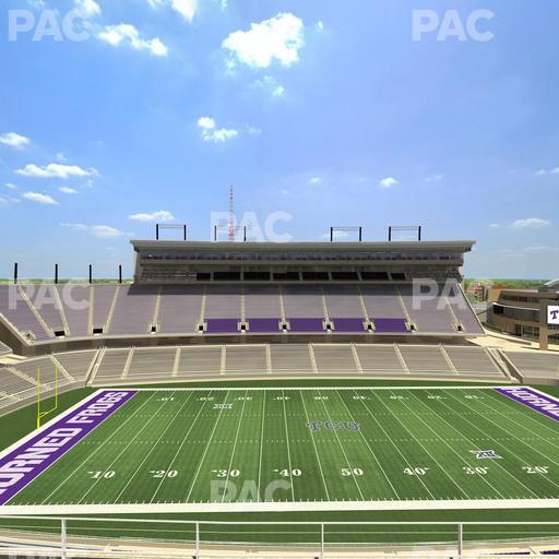 Amon G. Carter Stadium - Section 307 Seat View