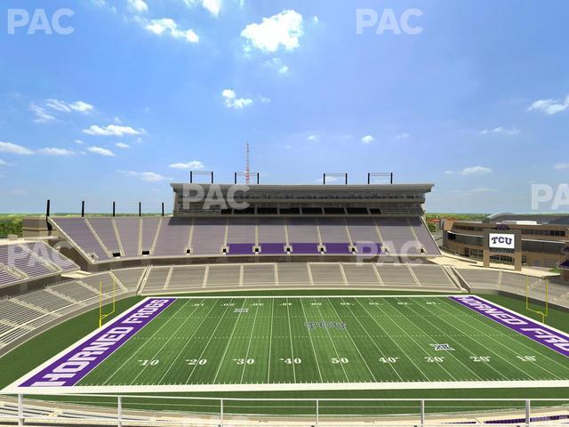 Amon G. Carter Stadium - Section 307 Seat View Amon G. Carter Stadium - Section 307 Seat View