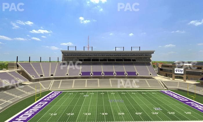 Amon G. Carter Stadium - Section 307 Seat View