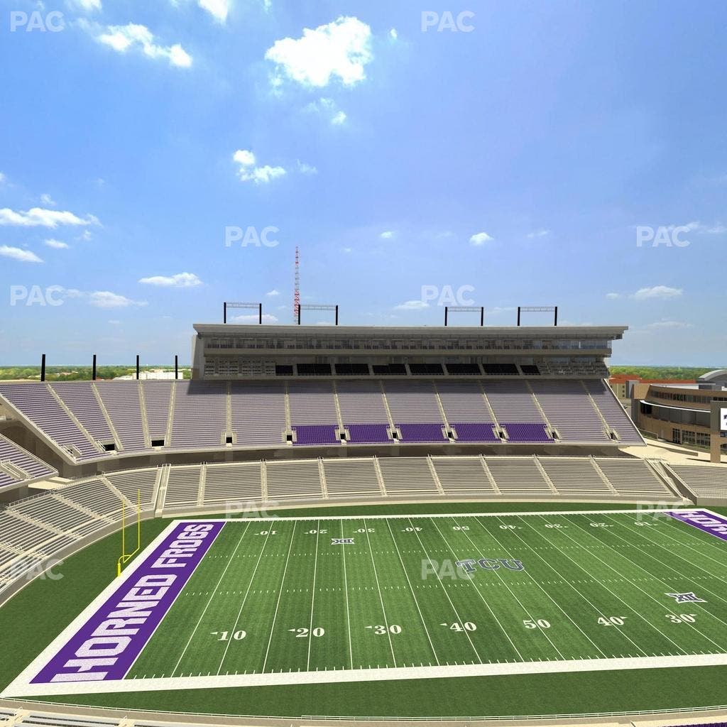 Amon G. Carter Stadium - Section 308 Seat View